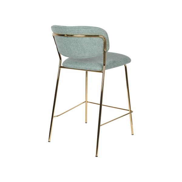 Svetlozelené barové stoličky v súprave 2 ks 89 cm Jolien – White Label-image-4