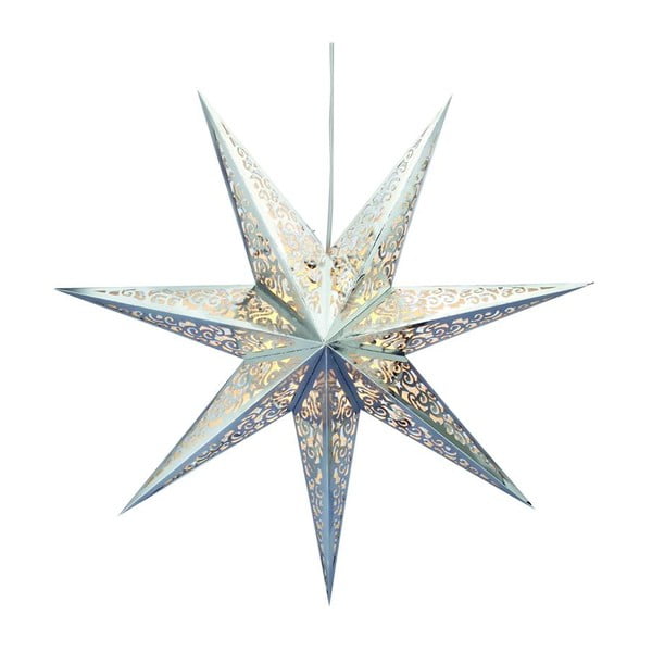 Svietiaca hviezda Vallby Chrome, 45 cm