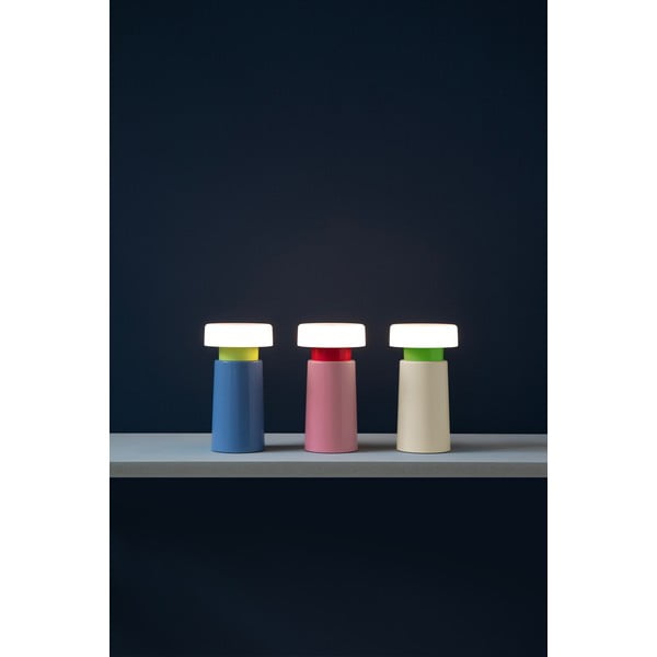 Ružová LED stmievateľná stolová lampa (výška 17,5 cm) Victoria – Remember-image-2