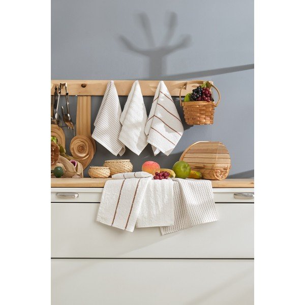 Bavlnené utierky v súprave 6 ks 30x50 cm Sofya – Foutastic-image-2