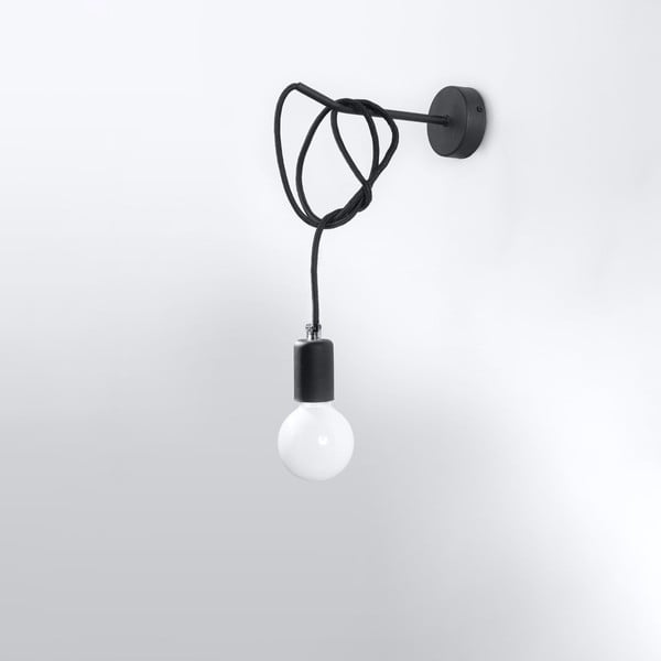 Čierne nástenné svietidlo Spider – Nice Lamps