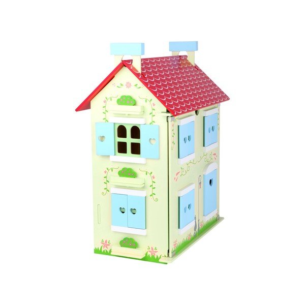 Drevený domček s odnímateľnou strechou pre bábiky Legler Doll-image-2