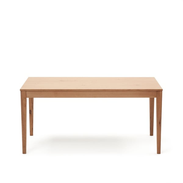 Rozkladací jedálenský stôl s doskou v dubovom dekore v prírodnej farbe 80x160 cm Yain – Kave Home-image-3