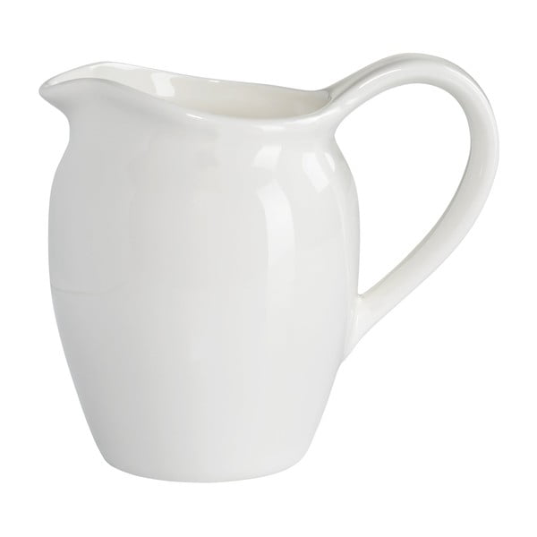 Biela porcelánová nádobka na mlieko Maxwell & Williams Basic, 330 ml