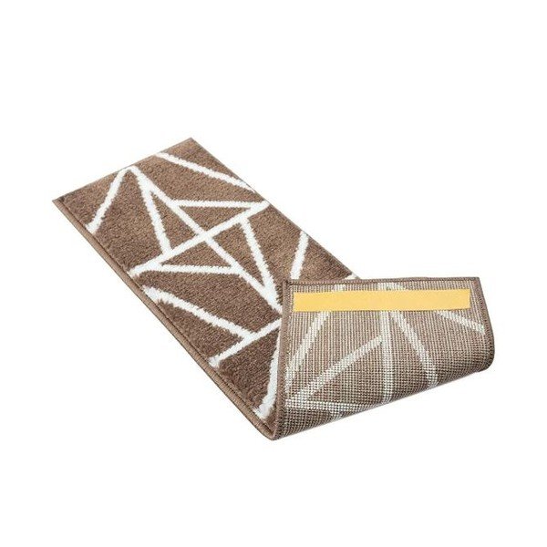Hnedé nášľapy na schody v súprave 13 ks 22x73 cm Striped – Mila Home