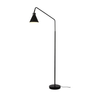 Čierna stojacia lampa s kovovým tienidlom (výška 153 cm) Lyon – it&#39;s about RoMi