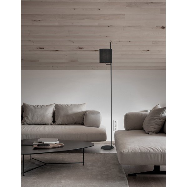 Čierna kovová stojacia lampa (výška  176 cm) Yama – Nova Luce-image-1