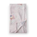 Svetloružová deka s vianočným motívom z mikroplyšu 130x170 cm Vintage Christmas Santa – Catherine Lansfield