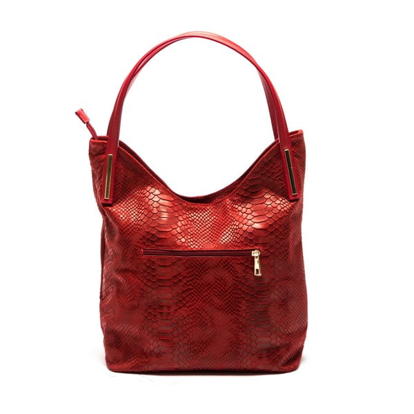 Kožená kabelka Sofia Cardoni Adona, rosso-image-1