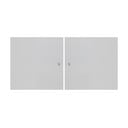 Biele dvierka pre modulárny policový systém 2 ks 32x33 cm Mistral Kubus - Hammel Furniture