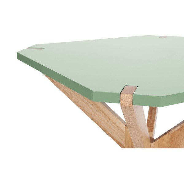 Mätovozelený odkladací stolík Leitmotiv Mister, 45 x 45 cm-image-2