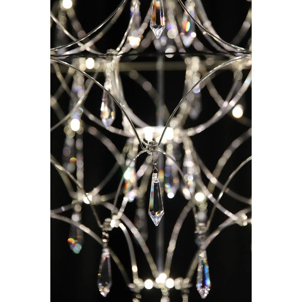 LED závesné svietidlo v striebornej farbe ø 80 cm Efesos – Markslöjd-image-2