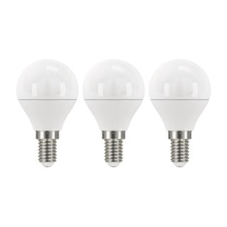 Súprava 3 LED žiaroviek EMOS Classic Mini Globe Neutral White, 6W E14