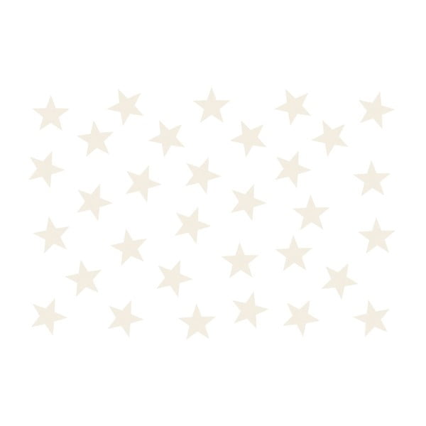 Detská tapeta z netkanej textílie 400 cm x 280 cm Beige Stars – Artgeist