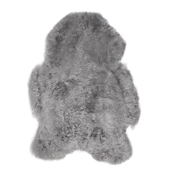Svetlosivá ovčia kožušina s krátkym vlasom Arctic Fur Lina, 90 × 60 cm