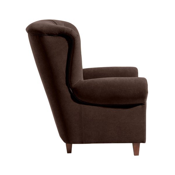 Hnedé kreslo Max Winzer Vicky Velor-image-1