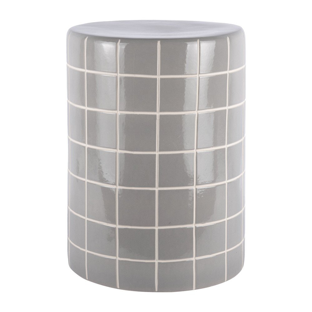 E-shop Keramický okrúhly odkladací stolík ø 33 cm Retro Tiles – Leitmotiv