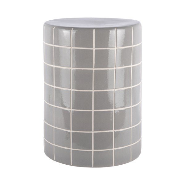 Keramický okrúhly odkladací stolík ø 33 cm Retro Tiles – Leitmotiv