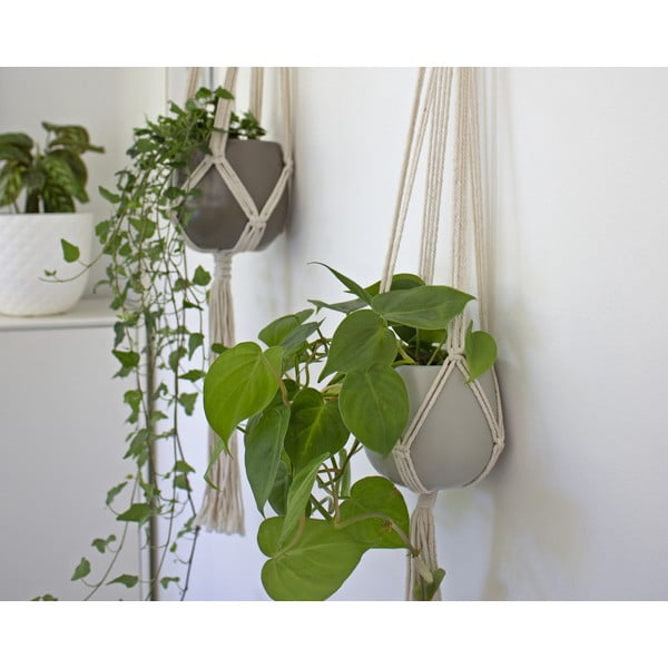 Látkový záves na kvetináč ø 13 cm (výška 100 cm) Macramé – Artevasi-image-1