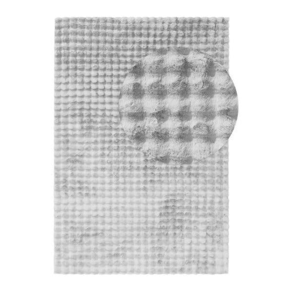 Svetlosivý umývateľný koberec 120x170 cm Bubble Grey – Mila Home
