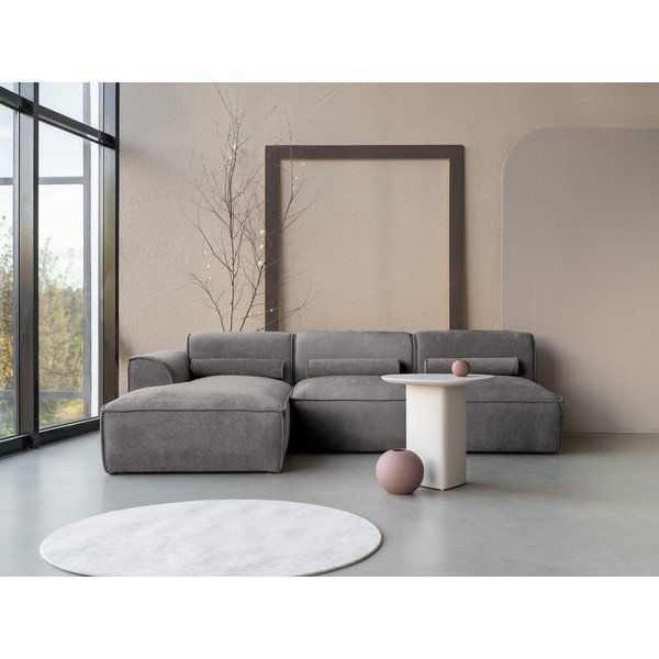 Svetlosivá rohová pohovka (ľavý roh) Flex Felix – Miuform-image-1