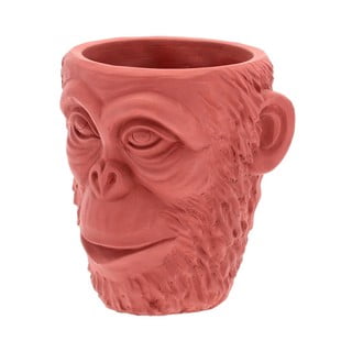 Červený kvetináč Villa Collection Calbe, výška 19 cm