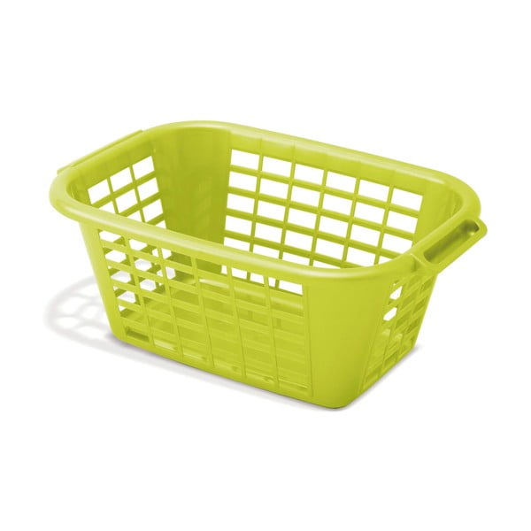 Zelený kôš na bielizeň Addis Rect Laundry Basket, 40 l