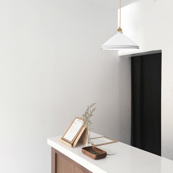 Biele závesné svietidlo SULION Elena, výška 150 cm-image-2
