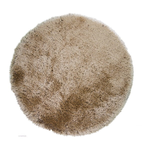 Okrúhly krémový koberec Flair Rugs Pearl, 150 cm