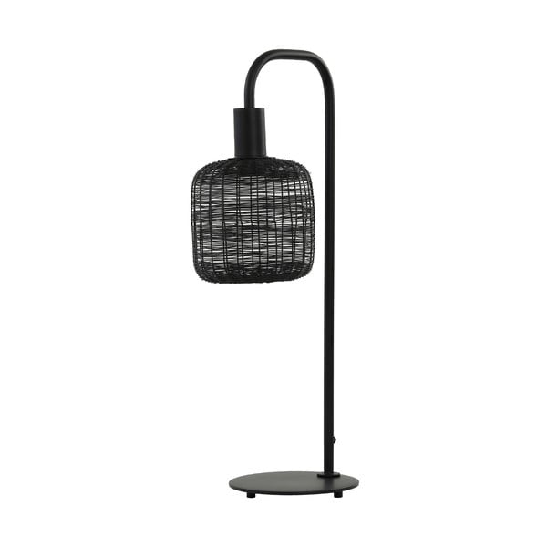 Čierna stolová lampa (výška 58 cm) Lekang - Light & Living