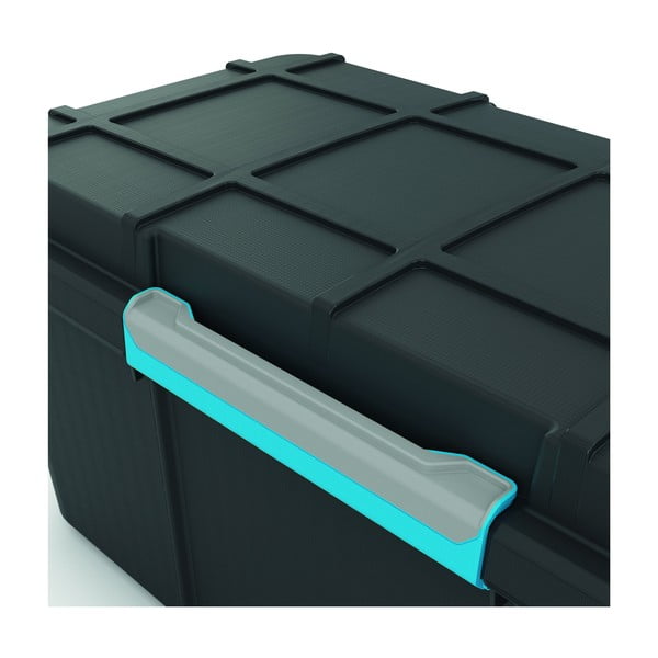 Čierny plastový úložný box s vekom 73,5x44,5x46 cm Scuba Box – KIS-image-1