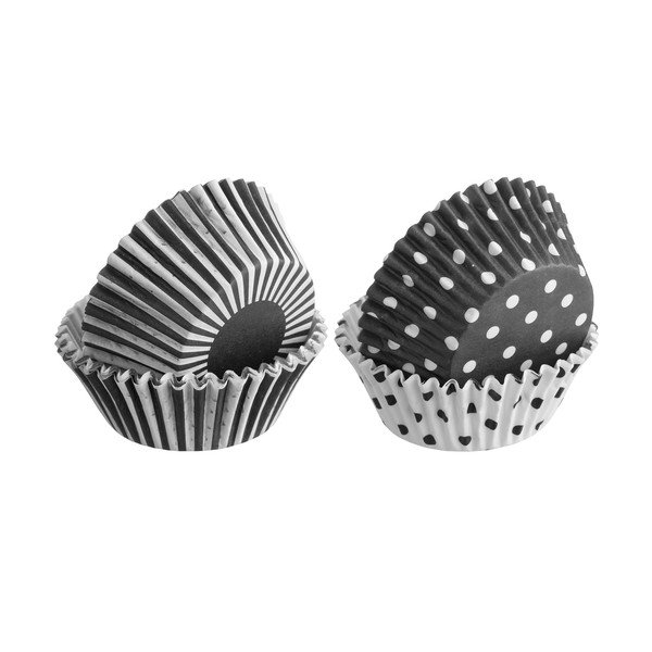 Sada 100 papierových košíkov na muffiny Mason Cash Monochrome