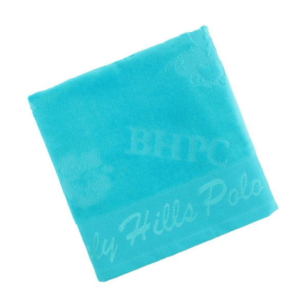 Tyrkysový bavlnený uterák BHPC Velvet, 50x100 cm
