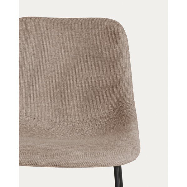 Taupe jedálenská stolička Zahara – Kave Home-image-1