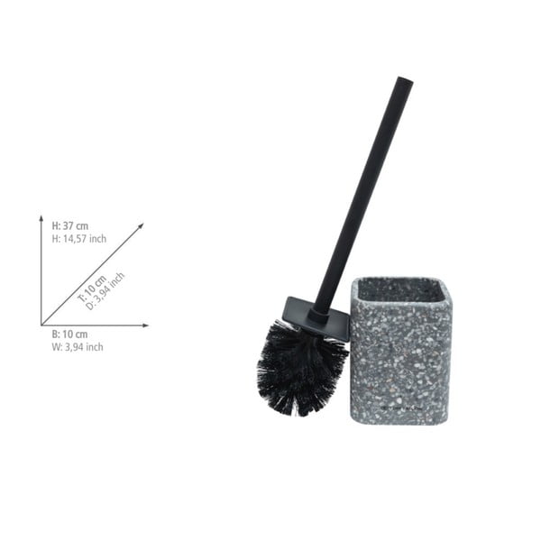 Sivá WC kefa z polyresínu Tom Tailor T-Terrazzo – Wenko-image-4