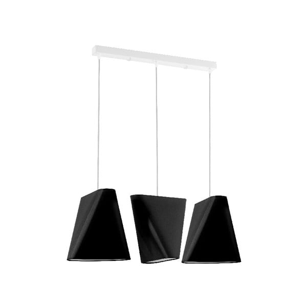 Čierne závesné svietidlo 82x28 cm Velo - Nice Lamps