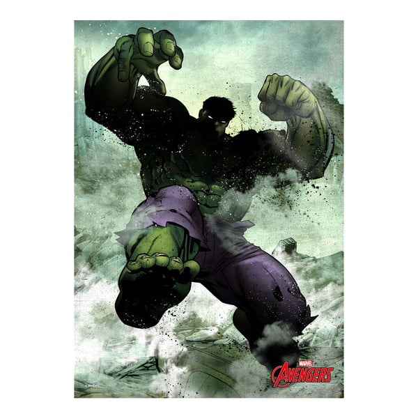 Nástenná ceduľa Marvel Dark Edition - The Hulk