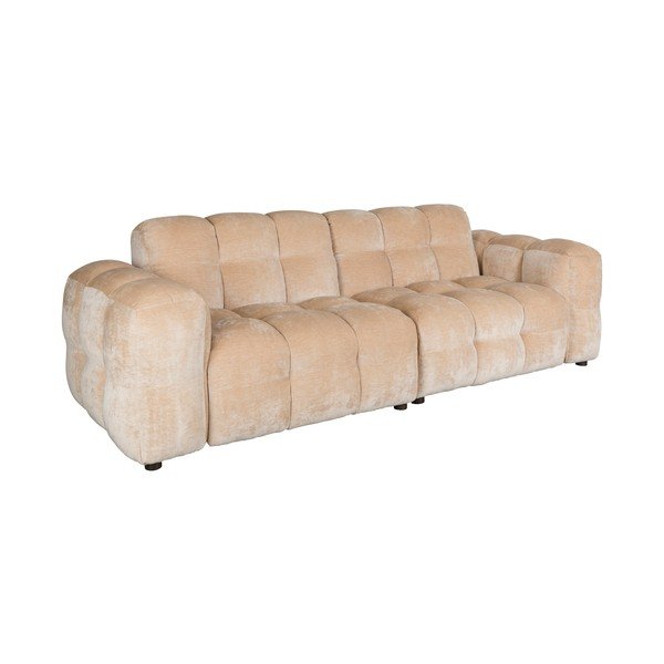 Béžová zamatová pohovka 264 cm Hackman – Dutchbone-image-2