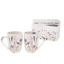 Biele porcelánové hrnčeky v súprave 2 ks 350 ml – Dakls