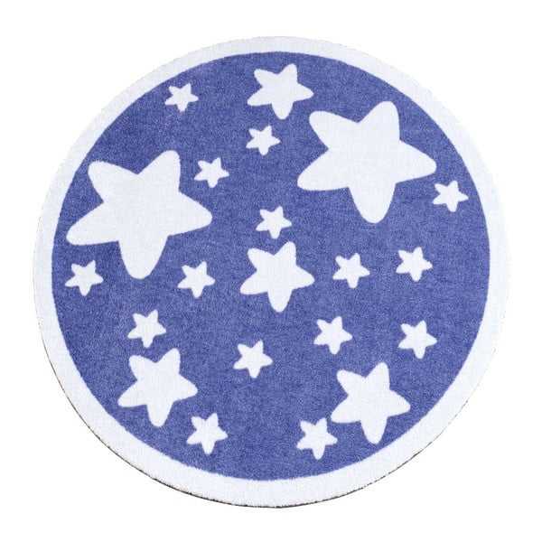 Detský fialový koberec Zala Living Star, ⌀ 100 cm