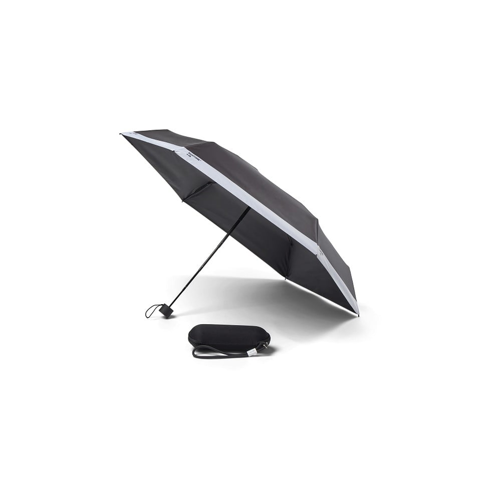 Čierny skladací dáždnik Pantone