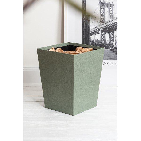 Odpadkový kôš zelenomodrý Sofia Canvas Paper Laminate – Bigso-image-1