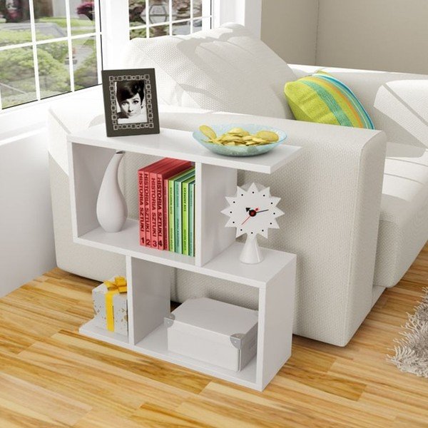 Odkladací stolík Lale White-image-1