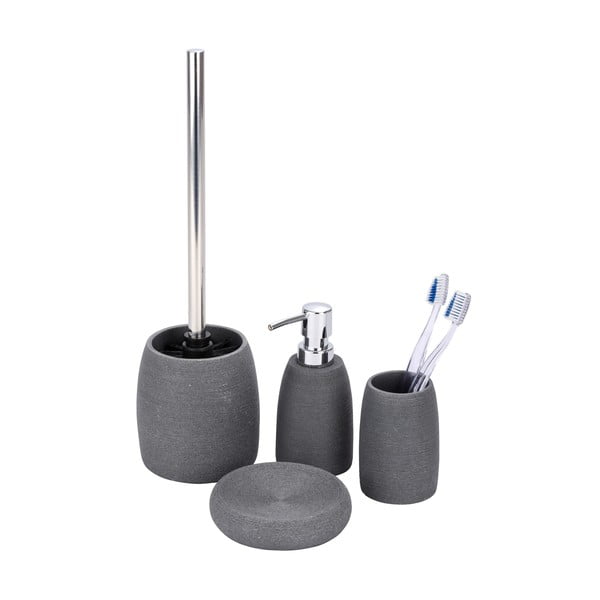 Sivý pohárik na kefky Wenko Goa-image-2