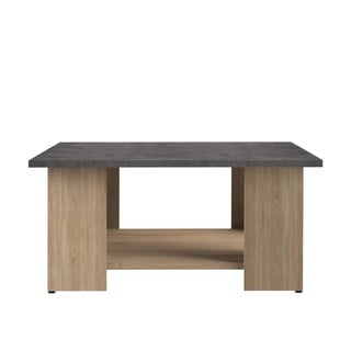 Konferenčný stolík s doskou v dekore betónu 67x67 cm Square - TemaHome 
