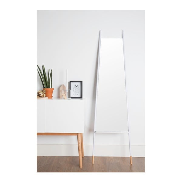 Biele zrkadlo Zuiver Leaning-image-2