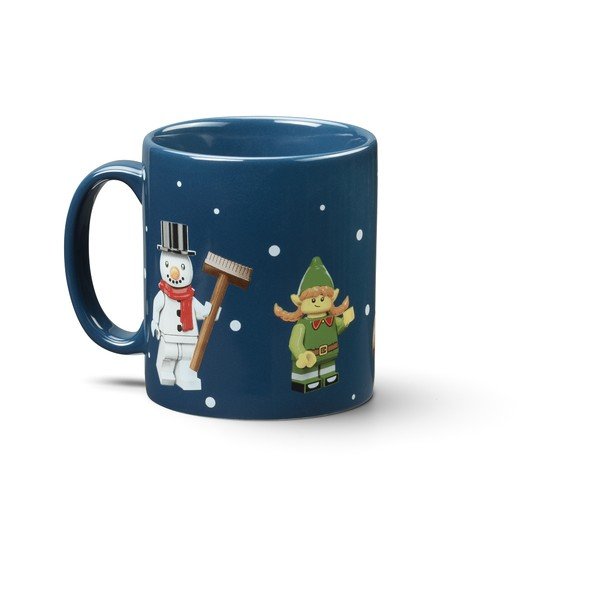 Tmavomodrý keramický detský hrnček 300 ml Christmas Minifigures – LEGO®-image-2