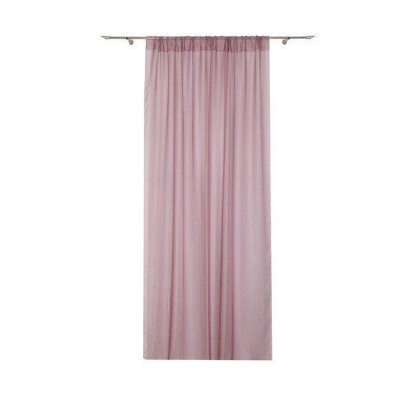 Ružová záclona 140x245 cm Voile – Mendola Fabrics-image-2