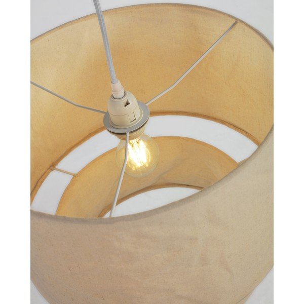 Béžové látkové tienidlo ø 40 cm Mariela - Kave Home-image-2