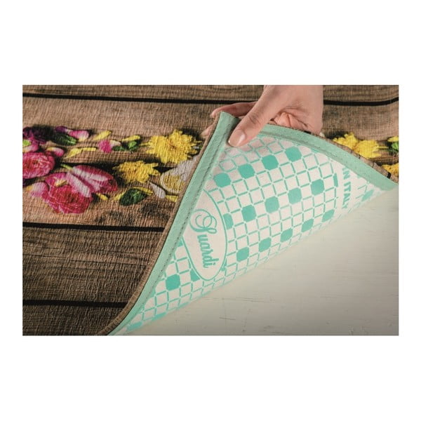 Vysokoodolný koberec Webtappeti Tulips, 58 x 80 cm-image-1